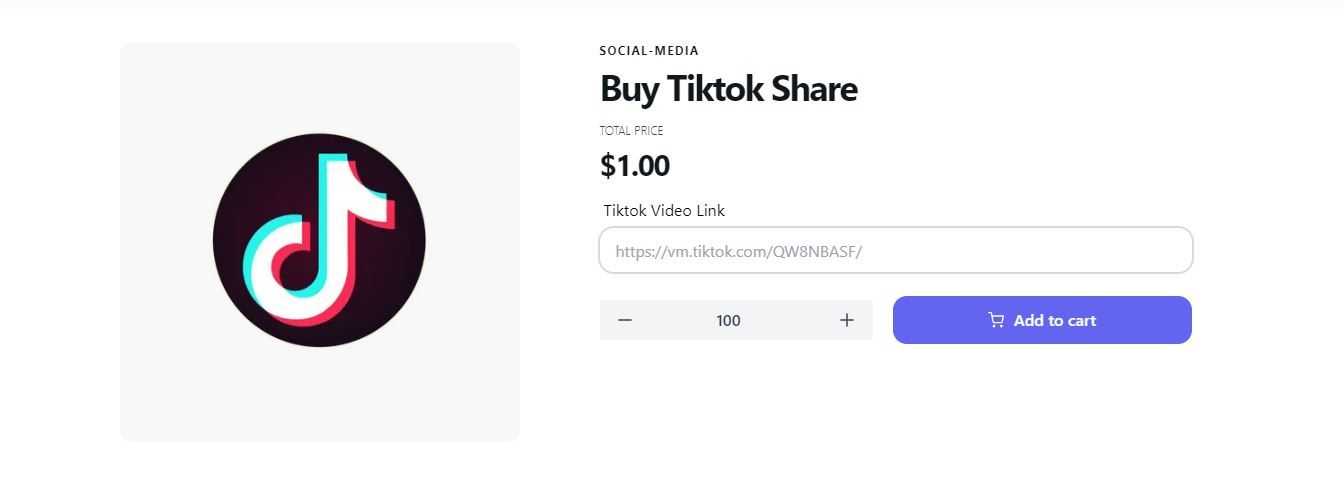 Click here get TikTok Shares only $1
